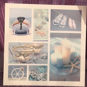 Wall Art - beach theme - lights up